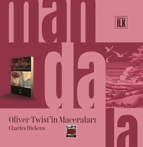 Mandala Dünyası Oliver Twist'in Maceraları (Büyükler İçin Boyama)