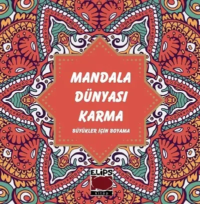 Mandala Dünyası-Karma (Büyükler İçin Boyama)