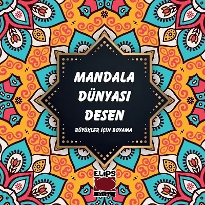 Mandala Dünyası-Desen (Büyükler İçin Boyama)